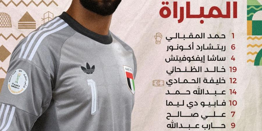تشكيل مباراة الإمارات وقطر في ختام مجموعات خليجي 27