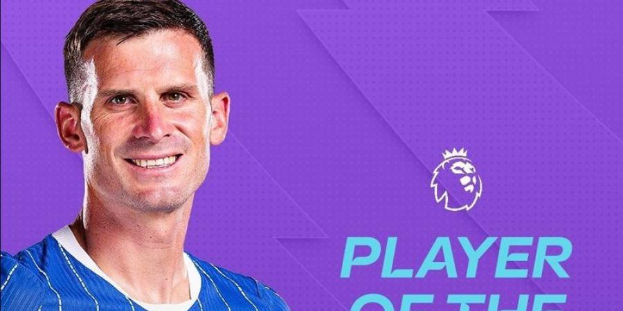 باسكال جروس لاعب الشهر في الدوري الإنجليزي