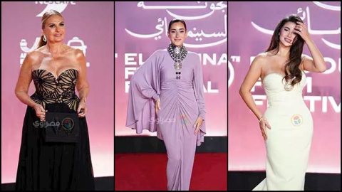 بالصور- 10 نجمات يتألقن في سابع أيام مهرجان الجونة على السجادة الحمراء