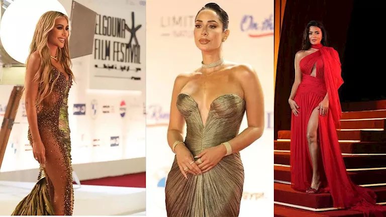 أغرب وأجرأ.. إطلالات نجمات الفن في مهرجان الجونة.. 15 صورة