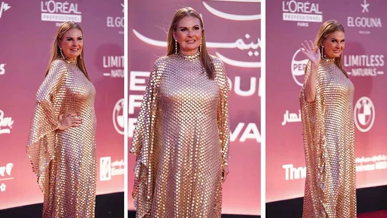 بالصور.. يسرا تتألق على الريد كاربت في مهرجان الجونة