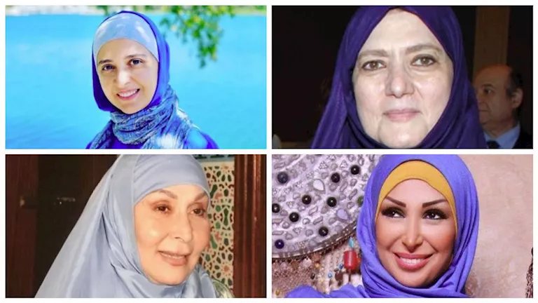 شمس البارودي وحنان ترك.. 20 صورة لنجمات ارتدين الحجاب
