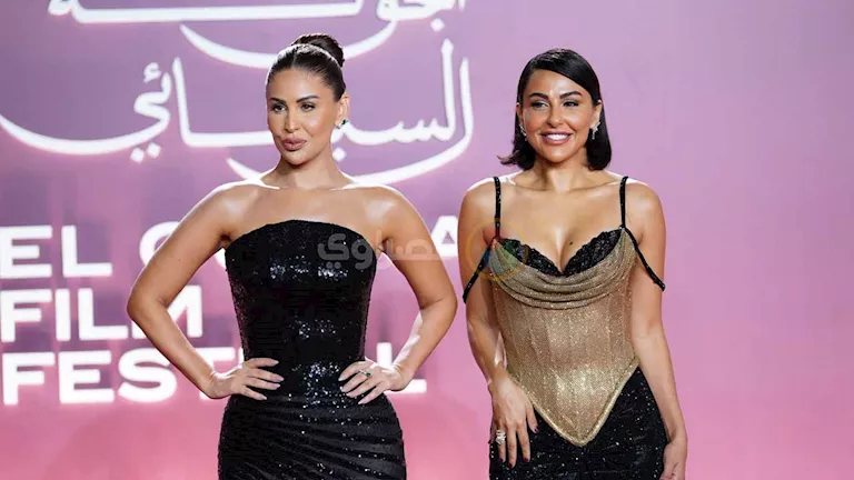 بالصور- ميس حمدان ومي سليم تخطفان الأنظار على ريد مهرجان الجونة