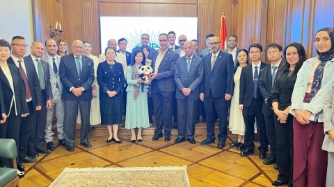 «رجال أعمال إسكندرية» تبحث مع وفد مقاطعة سيتشوان تعزيز التعاون فى الموانئ والطاقة المتجددة