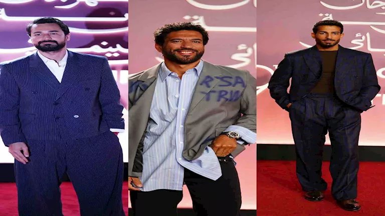 من البدلات الكلاسيكية إلى الورود الجريئة.. إطلالات النجوم الرجال تخطف الأنظار في الجونة